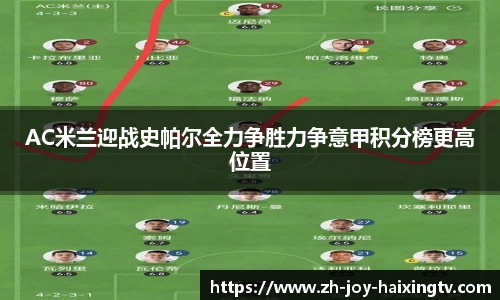 AC米兰迎战史帕尔全力争胜力争意甲积分榜更高位置